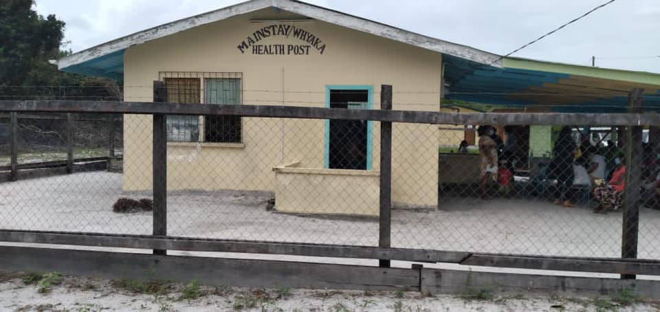 The Mainstay/Whyaka Health Centre in Region 2 (Pomeroon-Supenaam)