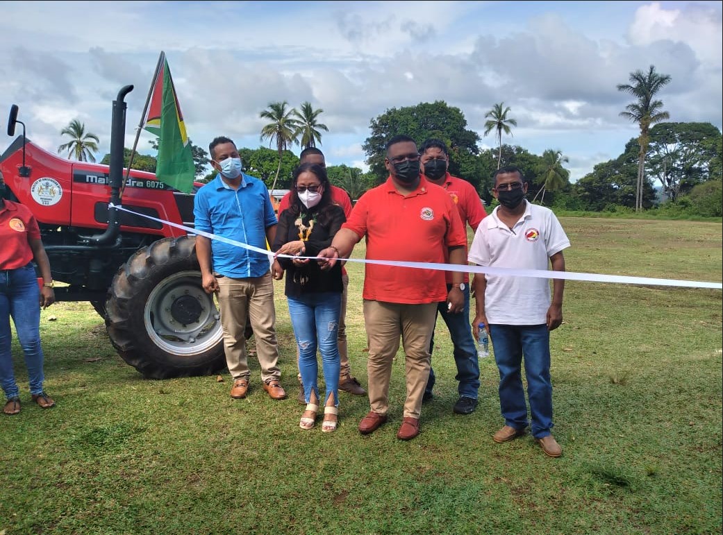 Minister of Amerindian Affairs, Pauline Sukhai, MP, at the simple handing over ceremony in Region One